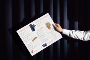 Фирменный стиль и иллюстрации для ресторана