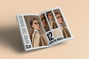 Развороты для журнала магазина оптики