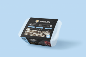 Дизайн рукава для упаковки пельменей Король Шеф