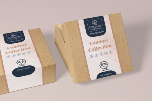 Дизайн этикетки для пухового одеяла