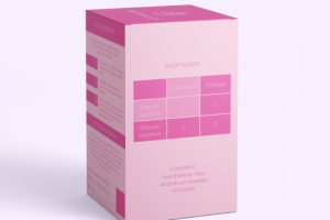 Упаковка для средства женской гигиены