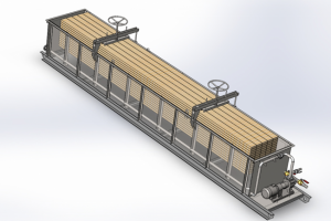 Установка пропитки пиломатериала