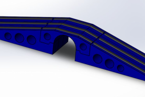 Перекидной мостик для гибкого трубопровода