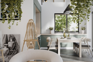 Визуализация интерьера частного дома