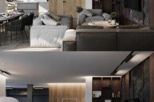 Интерьер в коттедже