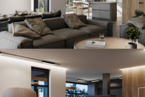 Интерьер в коттедже