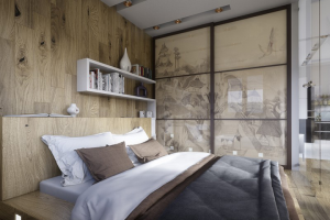 Спальне в квартире-студии