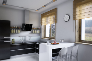 Кухня в квартире-студии