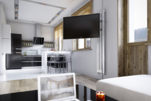 Кухня в квартире-студии