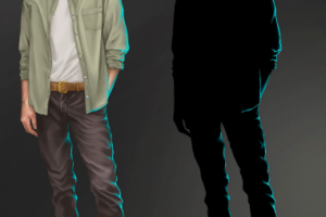 Прорисовка героев для мобильного приложения