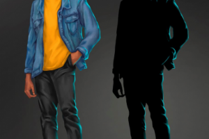 Прорисовка героев для мобильного приложения