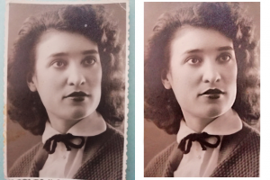 ретушь старой фотографии
