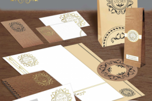 Логотип и фирменный стиль для магазина кофе