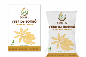 Этикетка для муки из Маниоки