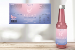 Этикетка для напитка Relax