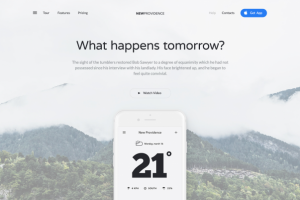 Сайт компании New Providence