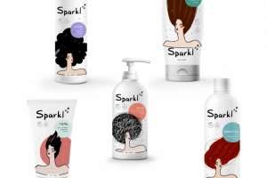 Серия иллюстраций для упаковки косметических средств