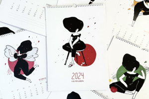 Серия иллюстраций для календаря