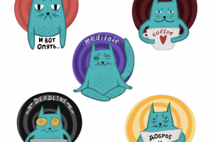 иллюстрации для стикерпака