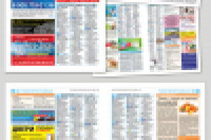 Верстка рекламной газеты