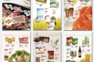 Эскизы страниц продуктового буклета