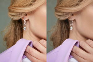 Цветокоррекция и небольшая ретушь кожи и ювелирного изделия 3