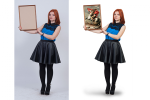 Обтравка, ретушь для выпускного альбома