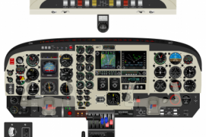 Панели кабины самолёта