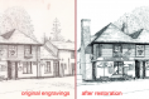 Пример реставрации старого рисунка