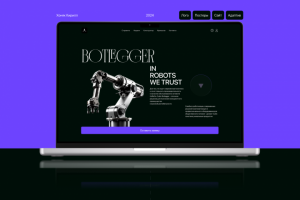 Botlegger website, brand identity