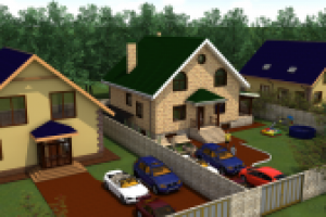 Схема Застройки Участка 3d