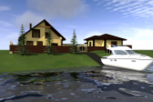 Схема Застройки Участка 3d