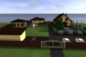 Схема Застройки Участка 3d