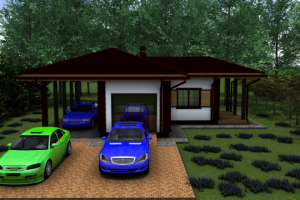 Баня с гаражом №7/2018