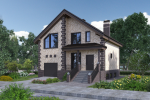 Дизайн-экстерьера к проекту №58