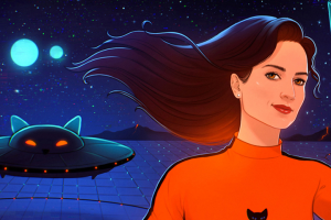 Space Girl Автопортрет