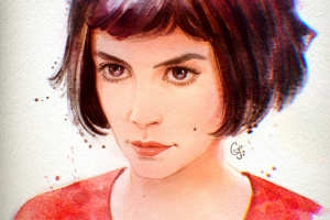 Акварельный портрет