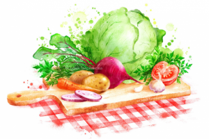 Натюрморт Борщ