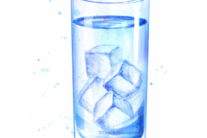 Вода со льдом