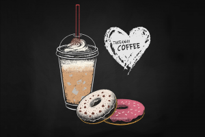 Еда и кофе с собой