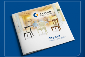 Дизайн каталога стульев из массива дуба