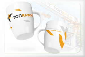 Элементы фирменного стиля для крановой компании