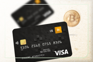 Дизайн визиток и кредиток криптовалютного фонда