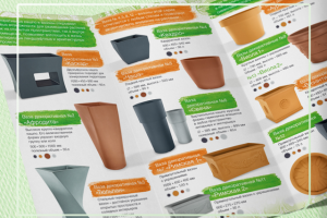 Дизайн буклета производителя вазонов