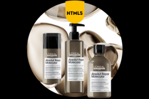 Анимированный банер Loreal Professionel