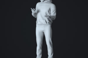 Статуэтка блогера на печать