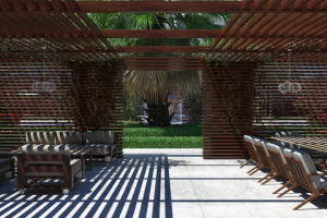 двор элитного комплекса