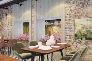 кафе в стиле лофт