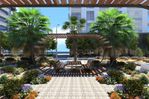 двор элитного комплекса