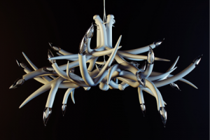 Superordinate Antler Lamps by Jason Miller
